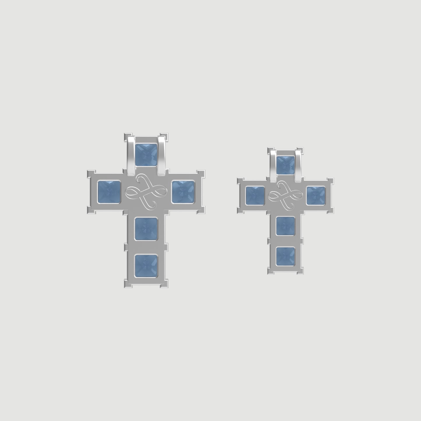 Princess Aquamarine Cross