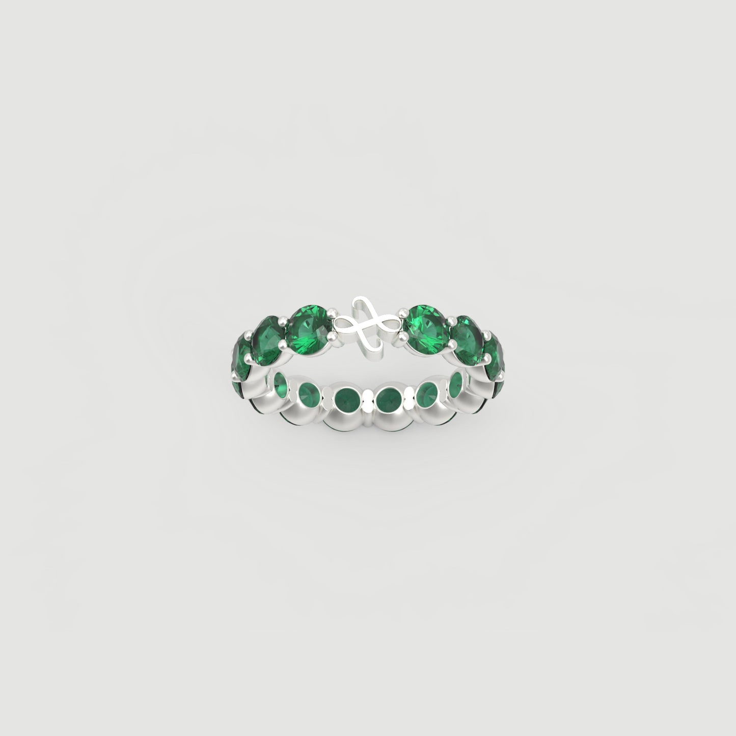 Eternity Band Smaragd