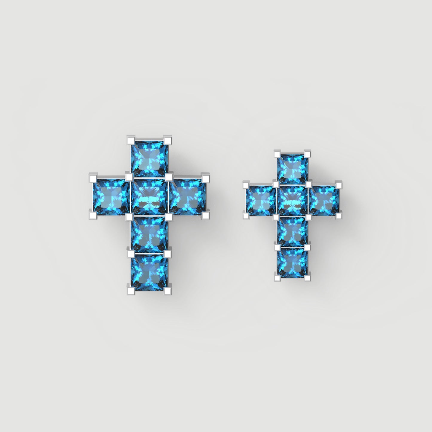 Princess Aquamarine Cross