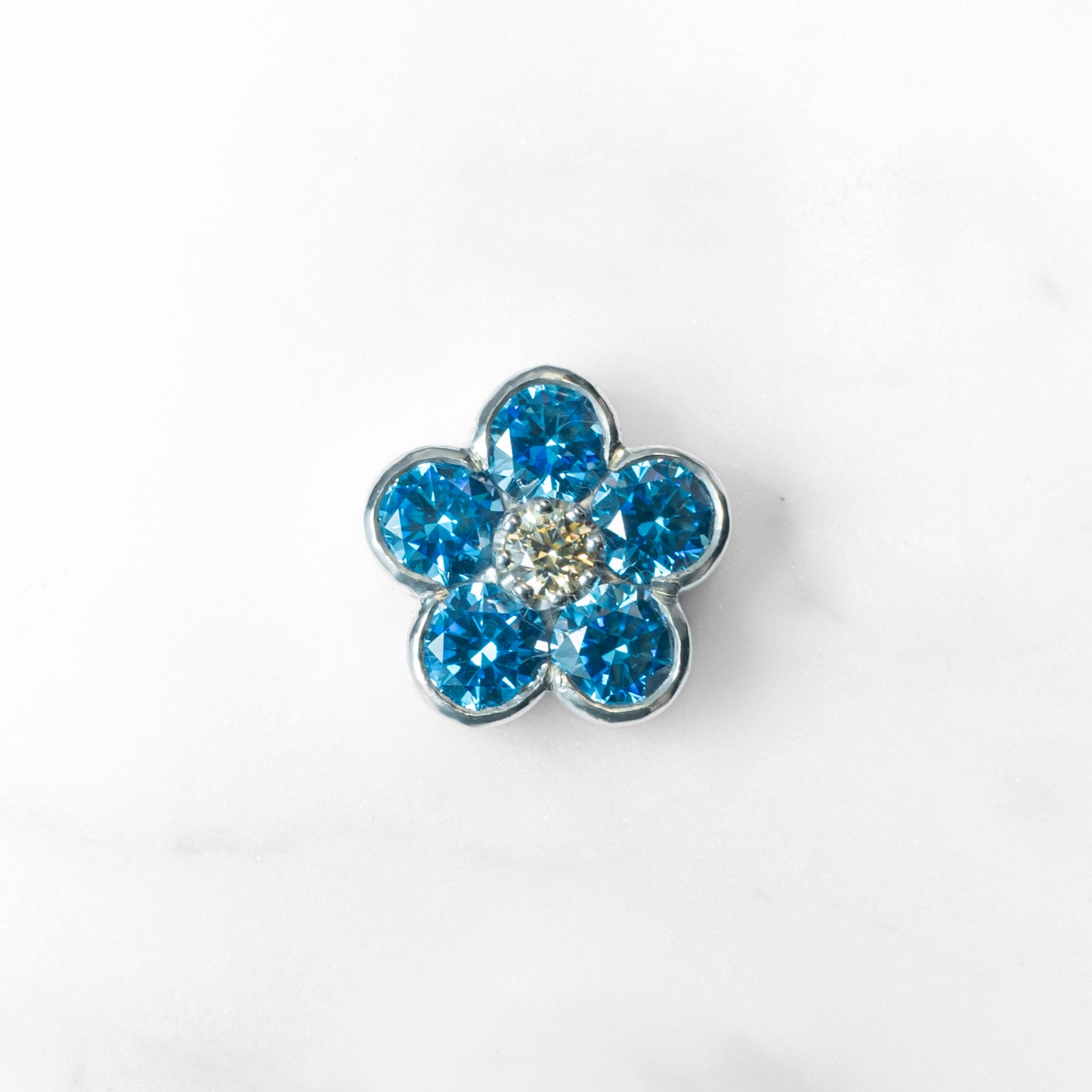 FORGET-ME-NOT SILVER PENDANT