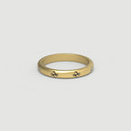 Emblem Gold Ring Slim
