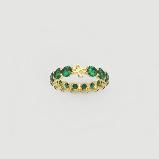 Eternity Band Smaragd G