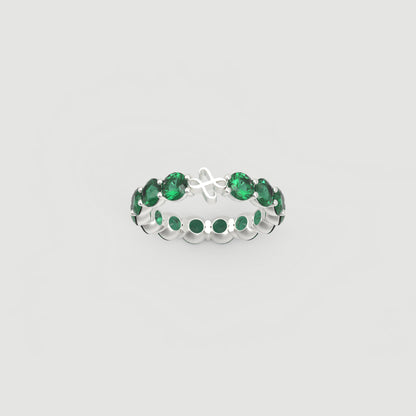 Eternity Band Smaragd