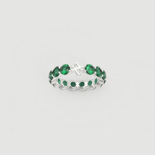 Eternity Band Smaragd