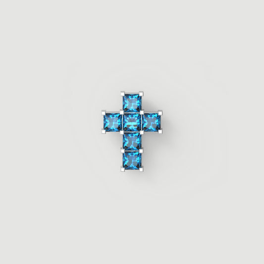 Princess Aquamarine Cross