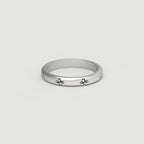 Emblem Silver Ring Slim