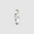 Emblem Silver Ring Slim