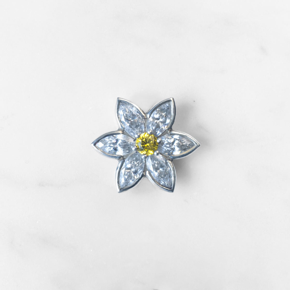 EDELWEISS SILVER PENDANT