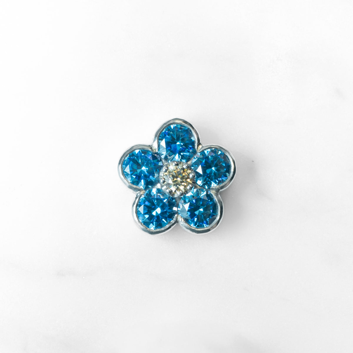 FORGET-ME-NOT SILVER PENDANT