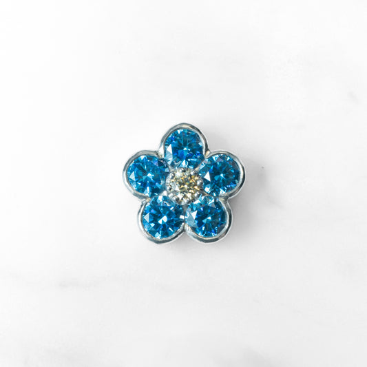 FORGET-ME-NOT SILVER PENDANT