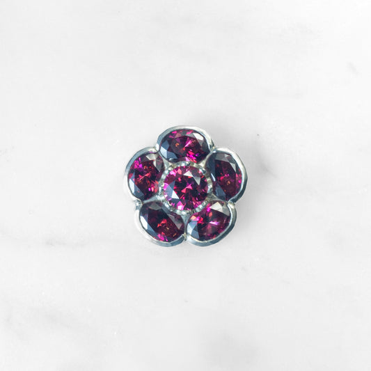 HIBISCUS SILVER PENDANT