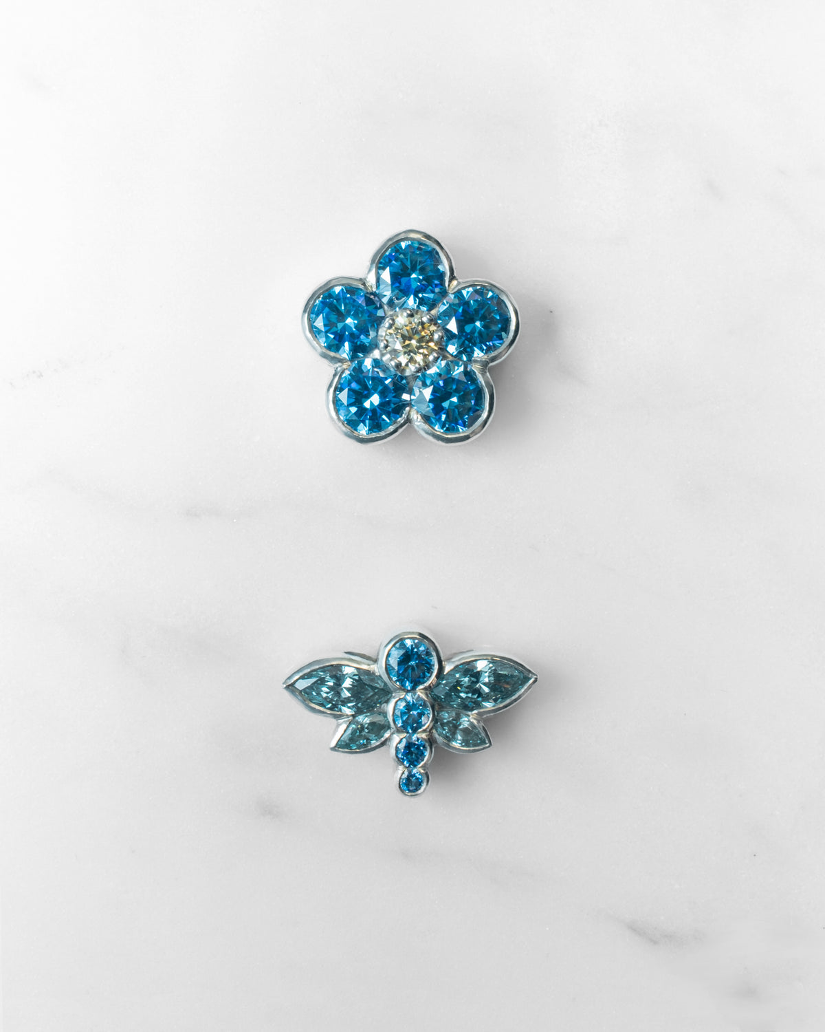FORGET-ME-NOT SILVER PENDANT